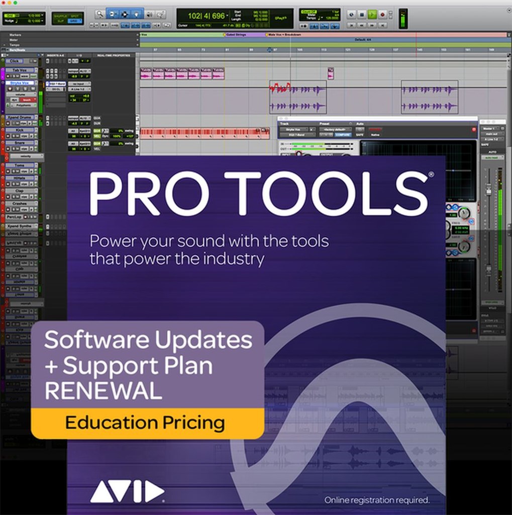 Pro Tools Support Renewal (Edu User, Boxed)